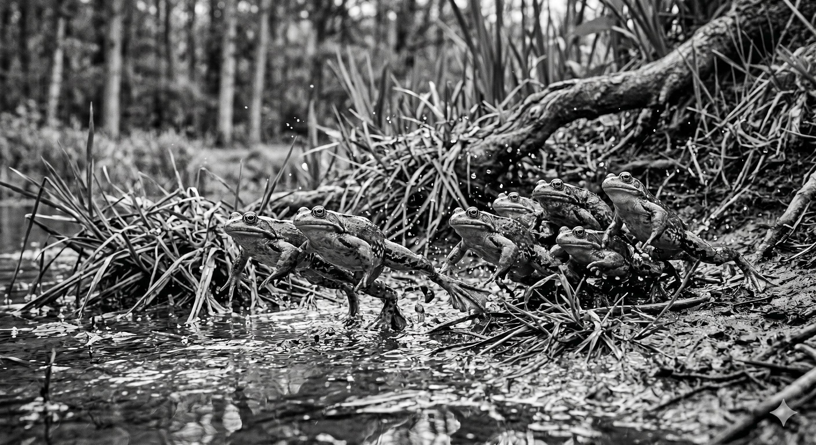 frogs racing